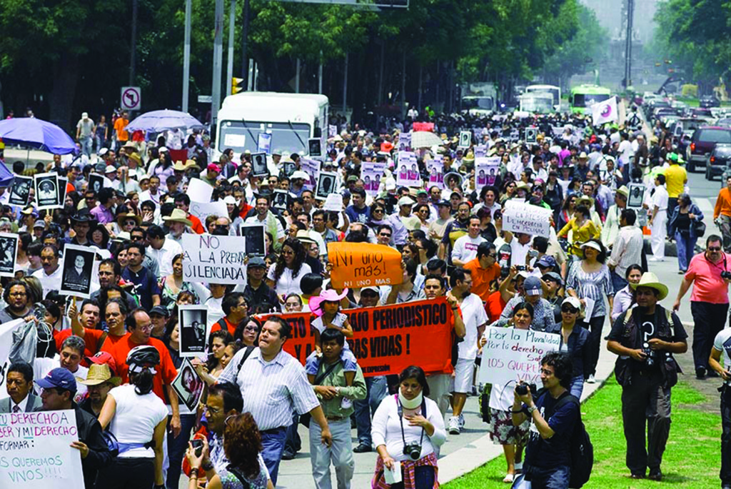 Protests against crime in Mexico